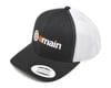Image 1 for AMain Trucker Hat w/Gears Logo (Black) (One Size Fits Most)