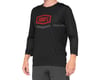 Image 1 for 100% Airmatic 3/4 Sleeve Jersey (Black/Red) (XL)