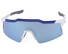 Image 1 for 100% Speedcraft SL Sunglasses (Matte White/Metallic Blue)