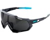 Image 1 for 100% Speedtrap Sunglasses: Polished Black Graphic Frame with Black Mirror Lens,