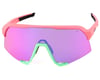 Image 1 for 100% S3 Sunglasses (Matte Washed Out Neon Pink) (Purple Multilayer Mirror Lens)