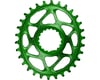 Absolute Black Cannondale Hollowgram Direct Mount Oval Chainring (Green) (1 x 10/11/12 Speed) (Single) (30T)