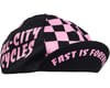 Image 2 for All-City Check Yo'Self Cycling Cap (Black/Pink) (One Size)
