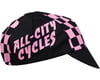 Image 3 for All-City Check Yo'Self Cycling Cap (Black/Pink) (One Size)