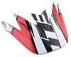 Image 1 for Bell Sanction Replacement Visor (White/Black/Red)