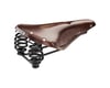 Related: Brooks Flyer Carved Saddle (Antique Brown) (Steel Rails)