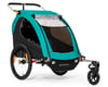 Image 1 for Burley Encore X Bike Trailer & Stroller (Turquoise) (Double)