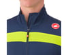Image 4 for Castelli Puro 3 Long Sleeve Jersey FZ (Belgian Blue/Yellow Fluo Reflex) (M)