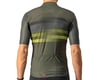 Image 2 for Castelli Endurance Pro Short Sleeve Jersey (Military Green/Blue-Sulphur) (M)