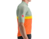 Image 4 for Castelli A Blocco Short Sleeve Jersey (Defender Green/Passion Fruit) (S)