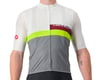 Image 1 for Castelli A Blocco Short Sleeve Jersey (Ivory/Electric Lime/Sedona Sage)