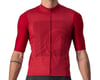 Image 1 for Castelli Bagarre Short Sleeve Jersey (Pro Red/Bordeaux)