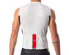 Image 2 for Castelli Entrata VI Sleeveless Jersey (Ivory/Light Black Red)