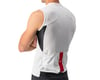 Image 4 for Castelli Entrata VI Sleeveless Jersey (Ivory/Light Black Red)