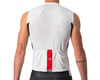 Image 2 for Castelli Entrata VI Sleeveless Jersey (Ivory/Light Black Red) (L)