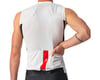 Image 3 for Castelli Entrata VI Sleeveless Jersey (Ivory/Light Black Red) (L)