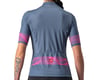 Image 2 for Castelli Women's Fenice Short Sleeve Jersey (Light Steel Blue/Pink Fluo) (M)