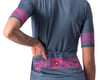 Image 3 for Castelli Women's Fenice Short Sleeve Jersey (Light Steel Blue/Pink Fluo) (M)