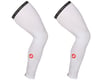 Castelli UPF 50+ Light Leg Sleeves (White) (S)