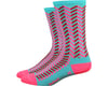 DeFeet Aireator 6" Barnstormer Vibe Socks (Neptune/Flamingo Pink) (M)