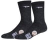 DeFeet Woolie Boolie 6" D-Logo Sock (Charcoal) (L)