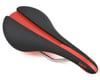 Image 1 for Fabric Line Shallow Elite Saddle (Black/Red) (Chromoly Rails)