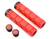 Image 1 for Fabric Silicon Lock-On Grips (Red)