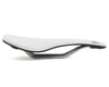 Image 2 for SCRATCH & DENT: Fabric Scoop Flat Elite Saddle (White/Black) (Chromoly Rails) (142mm)