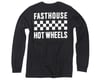 Image 2 for Fasthouse Inc. Stacked Hot Wheels Long Sleeve T-Shirt (Black) (M)