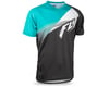 Image 1 for Fly Racing Super D Jersey (Black/White/Teal)