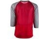 Image 2 for Fly Racing Ripa 3/4 Jersey (Red/Heather Grey)