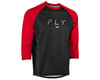 Image 1 for Fly Racing Ripa 3/4 Sleeve Jersey (Black/Red) (S)