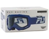 Image 3 for Fly Racing Youth Focus Goggles (Blue/White) (Clear Lens)