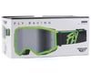 Image 3 for Fly Racing Zone Goggles (Black/Hi-Vis) (Silver Mirror/Smoke Lens)