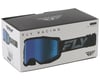 Image 3 for Fly Racing Zone Goggles (Black/Black) (Sky Blue Mirror/Smoke Lens)