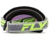 Image 2 for Fly Racing Zone Goggles (Dark Grey/Hi-Vis) (Iridescent Green Mirror Lens)