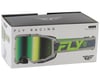 Image 3 for Fly Racing Zone Goggles (Dark Grey/Hi-Vis) (Iridescent Green Mirror Lens)