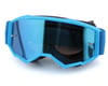 Fly Racing Youth Zone Goggles (Blue) (Sky Blue Mirror/Smoke Lens)