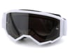 Fly Racing Youth Zone Goggles (White) (Dark Smoke Lens)