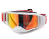 Image 1 for Fly Racing Zone Pro Goggle (Red/White) (Red Mirror Lens)