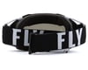 Image 2 for Fly Racing Zone Pro Goggles (Black/White) (Dark Smoke Lens) (w/ Post)