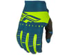 Image 1 for Fly Racing Kinetic Shield Mountain Bike Glove (Navy/Hi-Vis)