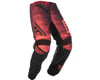 Image 1 for Fly Racing Youth Kinetic Noiz Pants (Neon Red)