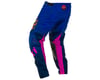 Image 2 for Fly Racing Youth Kinetic K220 Pants (Midnight/Blue/Orange)
