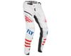 Fly Racing Youth Kinetic Bicycle Pants (White/Red/Blue) (18)