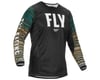 Image 1 for Fly Racing Kinetic Wave Jersey (Black/Rum) (2XL)