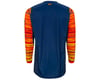 Image 2 for Fly Racing Kinetic Wave Jersey (Navy/Orange) (2XL)