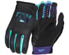 Fly Racing Women's Lite Gloves (Black/Aqua) (2XL)