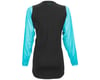 Image 2 for Fly Racing Women's Lite Jersey (Black/Aqua) (S)