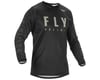 Image 1 for Fly Racing Youth F-16 Jersey (Black/Grey) (Youth L)